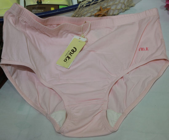 啤啤小魚銀離子女童抗菌內褲薄型粉色