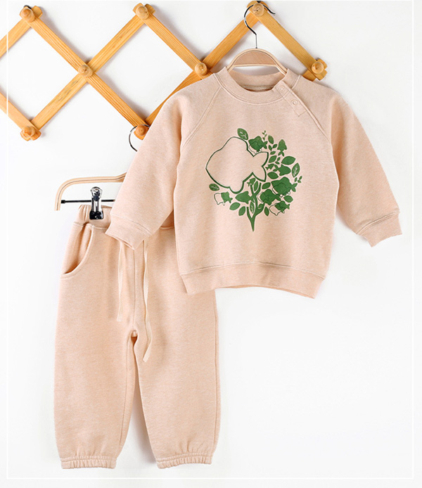 星語伊春秋休閑童衛衣套裝長袖韓版