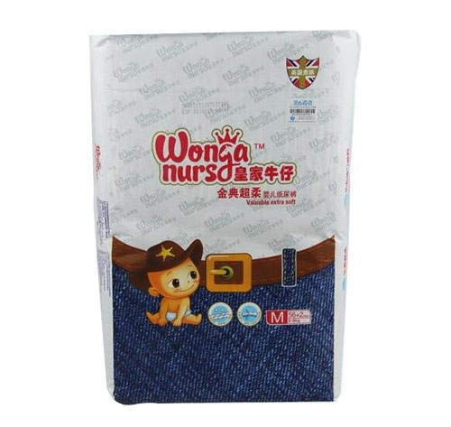 皇家牛仔大包裝環腰尿褲M