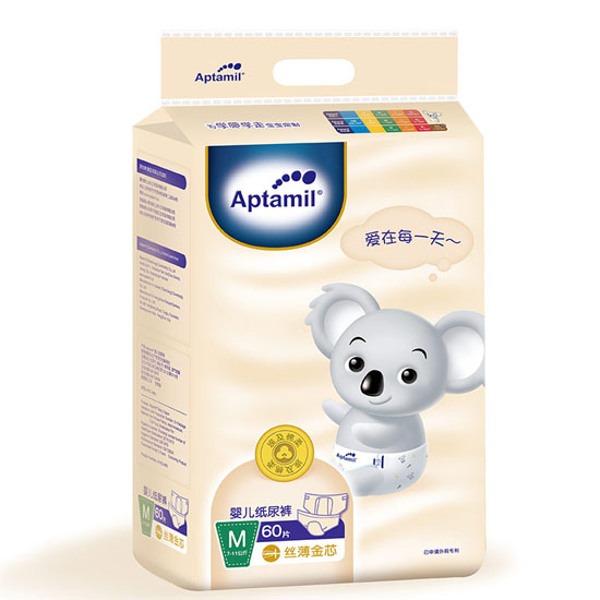 愛他美絲薄金芯紙尿褲M碼60片