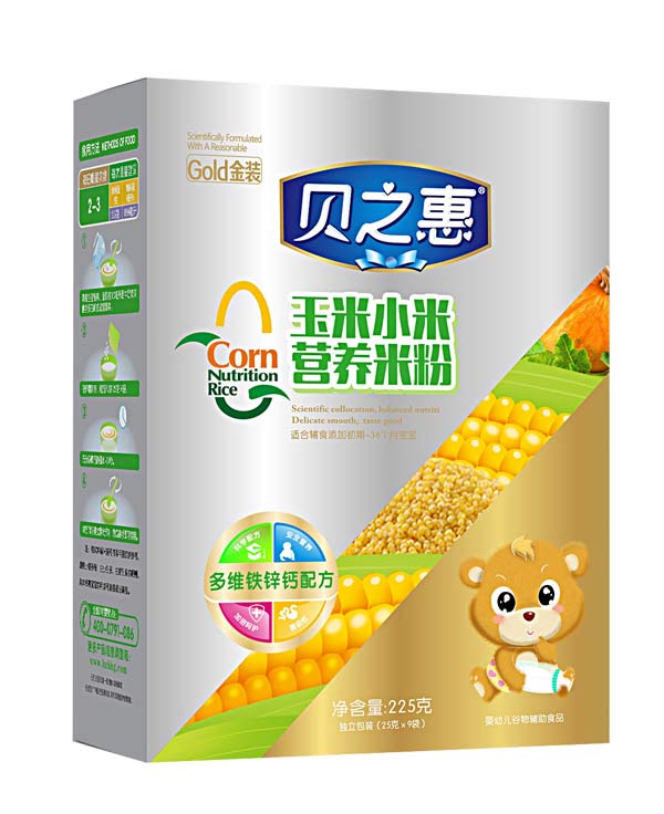 貝之惠多維鐵鋅鈣營養米粉盒裝