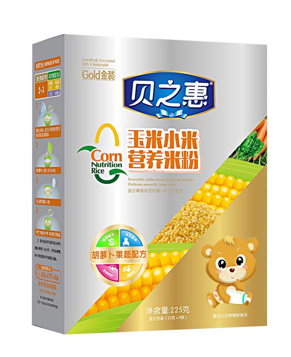 貝之惠胡蘿卜果蔬營養米粉盒裝