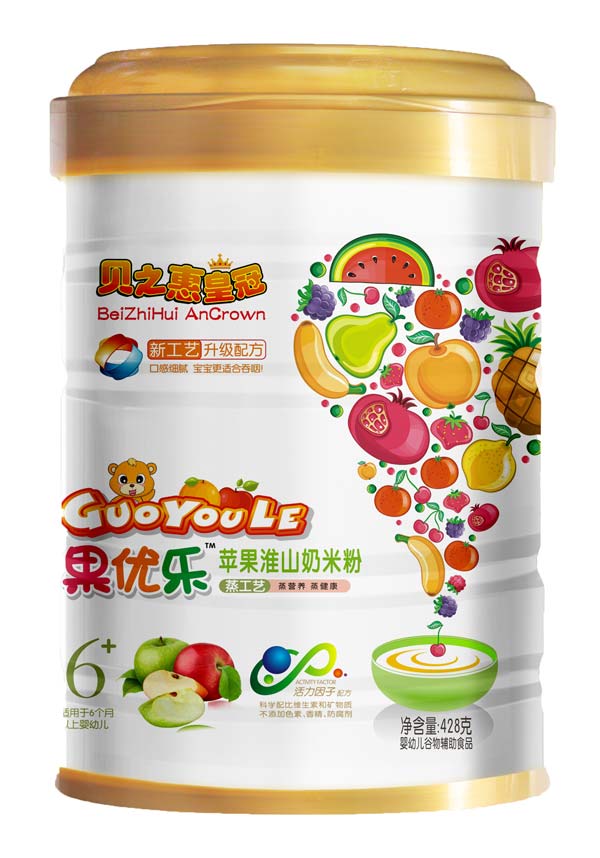 貝之惠果優樂蘋果淮山奶米粉