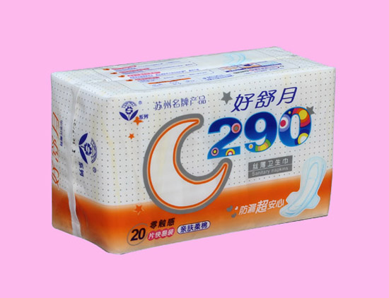 好舒月親膚柔棉290MM絲薄護翼衛生巾