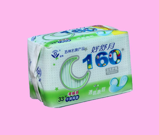 好舒月干爽網面160MM護墊