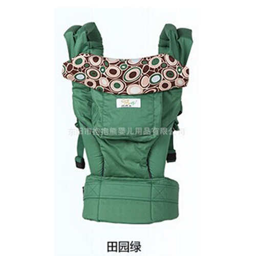 背背親純棉嬰兒抱背田園綠