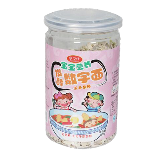 嬰貝佳五谷雜糧數字面