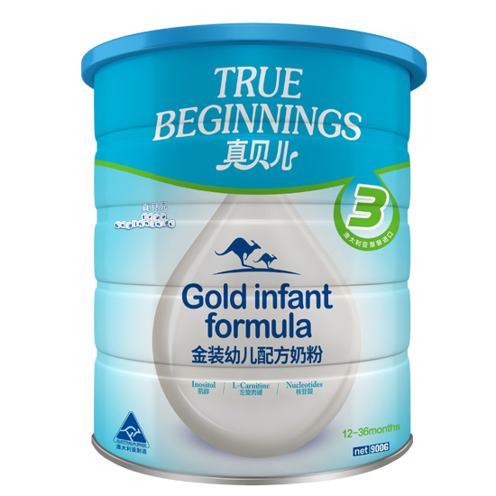 真貝兒金裝嬰兒配方奶粉3段
