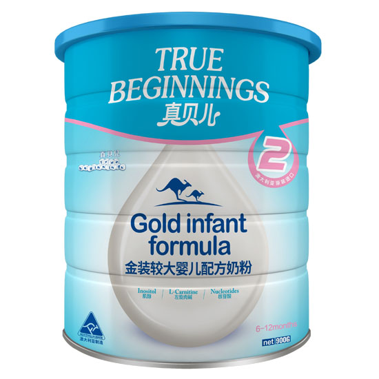 真貝兒金裝嬰兒配方奶粉2段