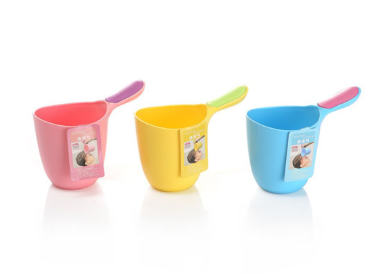 寶寶沐浴勺 兒童洗澡洗發水杯 嬰兒沐浴水勺 水舀子 水瓢