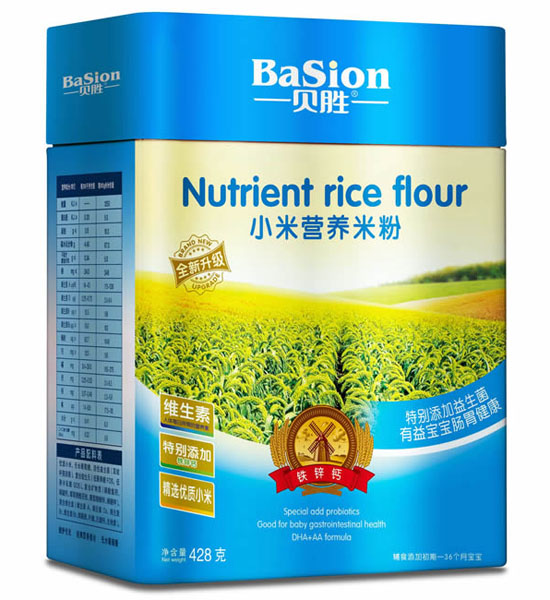 貝勝鐵鋅鈣小米營養米粉