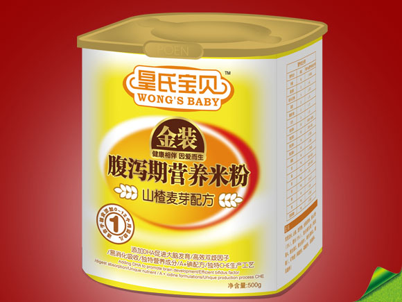 皇氏寶貝金裝山楂麥芽配方腹瀉期營養米粉1段