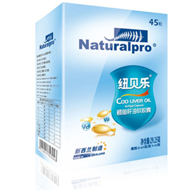 紐貝樂鱈魚肝油軟膠囊