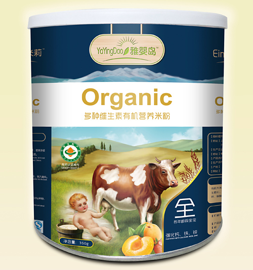 雅嬰島多種維生素有機營養米粉全段