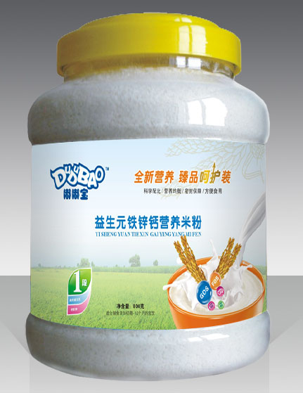 嘟嘟寶益生元鐵鋅鈣營養米粉