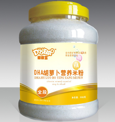 嘟嘟寶DHA胡蘿卜營養米粉