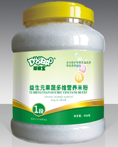 嘟嘟寶益生元果蔬多維營養米粉