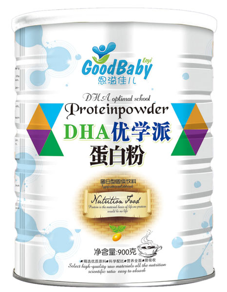 恩溢佳兒DHA優學派蛋白質粉