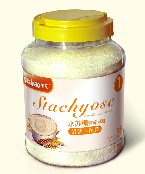 果寶胡蘿卜蔬菜水蘇糖營養米粉