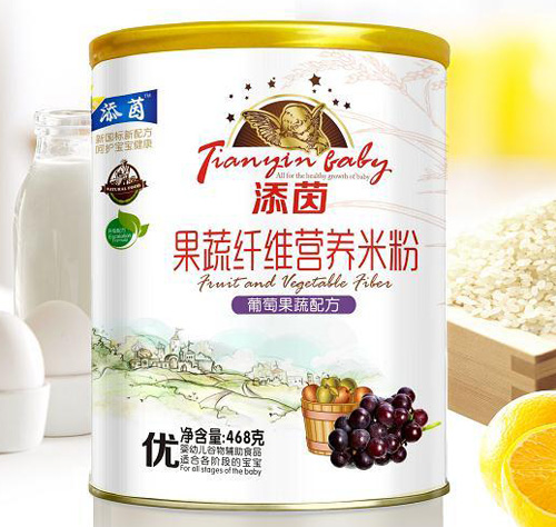 添茵葡萄蔬果配方果蔬纖維營養米粉