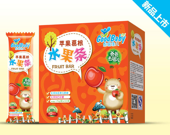 恩溢佳兒蘋果葛根水果條