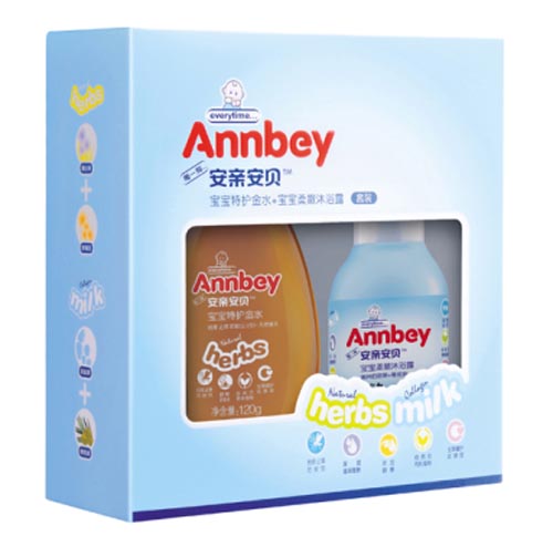 安親安貝寶寶特護金水套裝+柔嫩沐浴露(套裝)