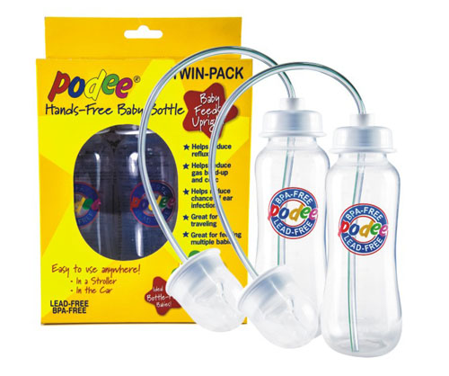 PODEE美進口免持奶瓶標口PP奶瓶(2只裝)