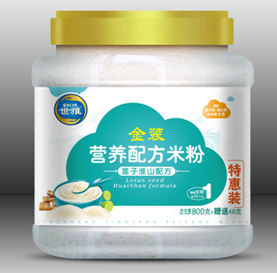 世雅金裝蓮子淮山營養米粉