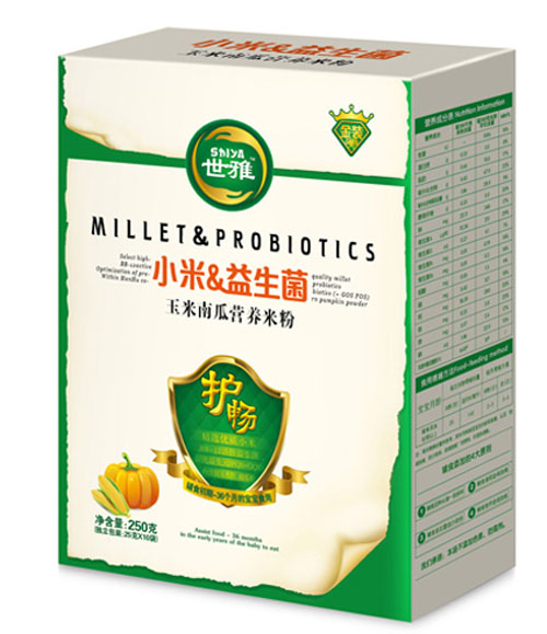 世雅小米益生菌玉米南瓜營養米粉