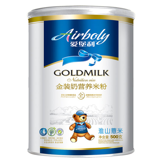 愛堡利淮山薏米奶營養米粉500g聽裝