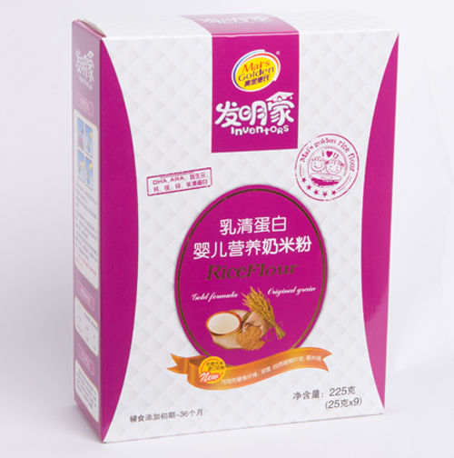 黃金麥氏發明家乳清蛋白嬰兒營養奶米粉盒裝