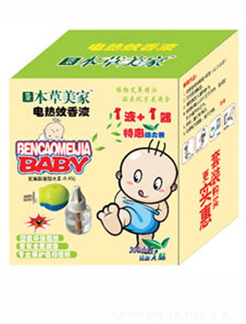本草美家兒童電熱蚊香液 1液+1器