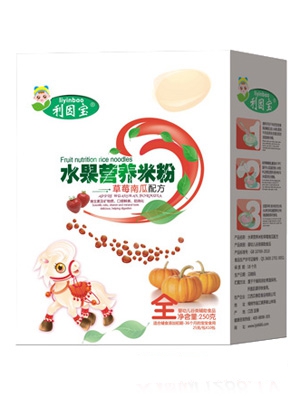 利因寶蘋果淮山水果營養米粉