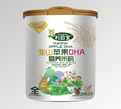 利因寶淮山蘋果DHA營養米粉