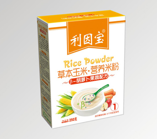 利因寶β-胡蘿卜果蔬草本玉米米粉1段盒裝