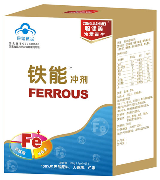 聰健美鐵能沖劑100g