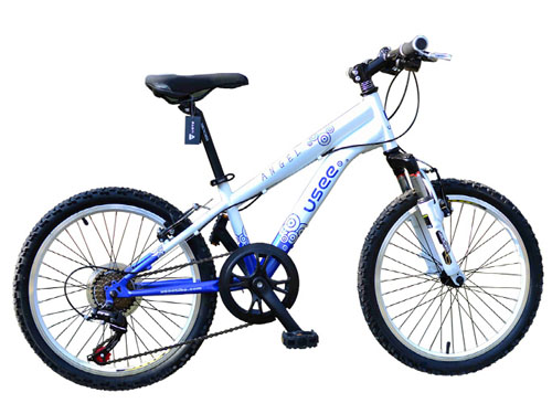 USEE優適天使高碳鋼20寸兒童自行車男童款兩色可選