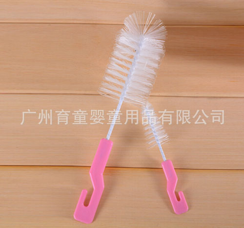 小胖孩奶瓶奶嘴刷粉色