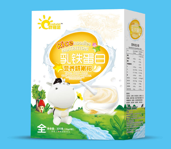 吖蓓滋乳鐵蛋白營養奶米粉盒裝