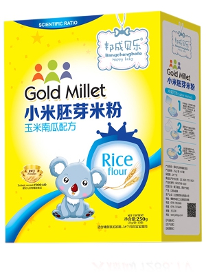 邦成貝樂嬰幼兒配方護暢米粉850g