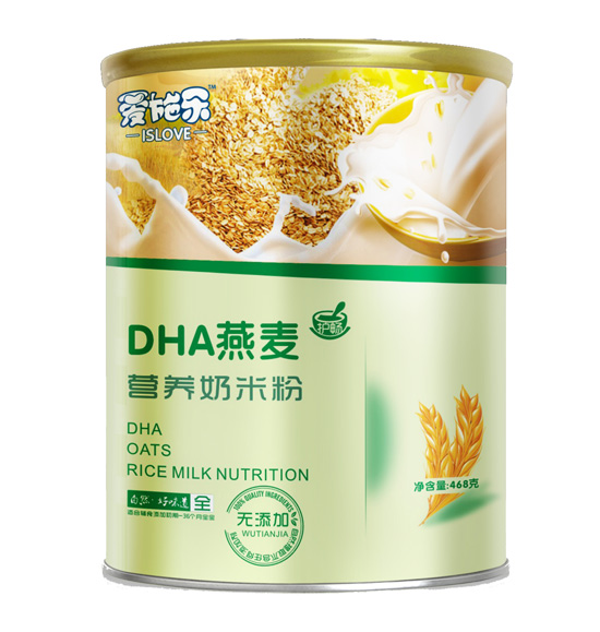 愛施樂DHA燕麥營養奶米粉聽裝