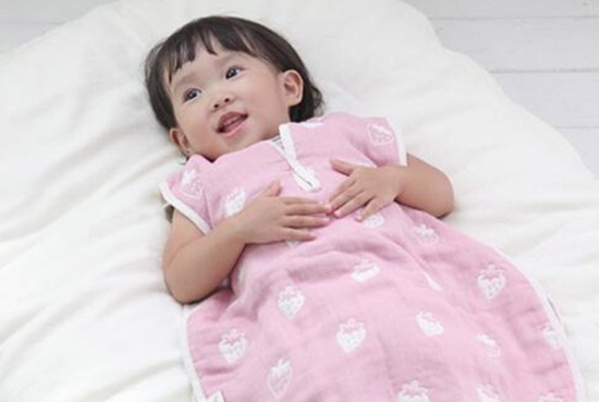 Hugmamu嬰幼兒五層棉紗開領式睡袋