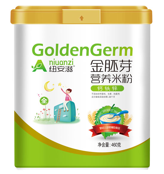 紐安滋鈣鐵鋅金胚芽營養米粉