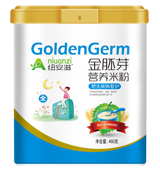 紐安滋野生核桃智護金胚芽營養米粉