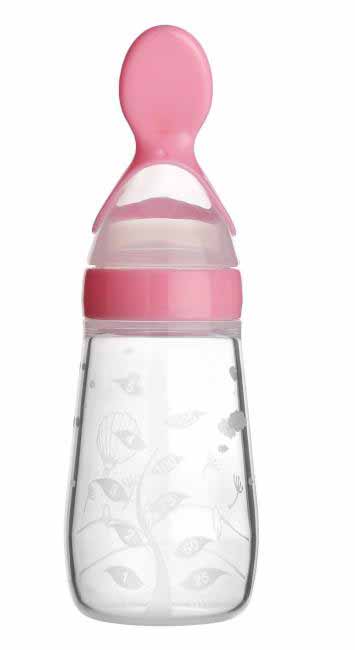 萌多多高級硅膠米糊喂養瓶