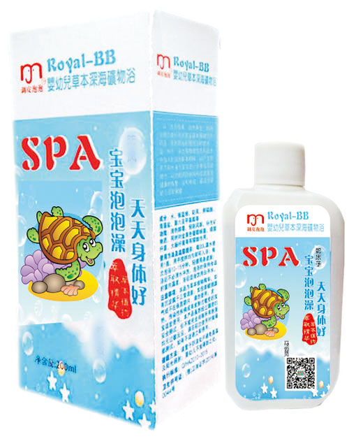 調皮泡泡嬰幼兒草本深海礦物浴蛇床子馬齒莧