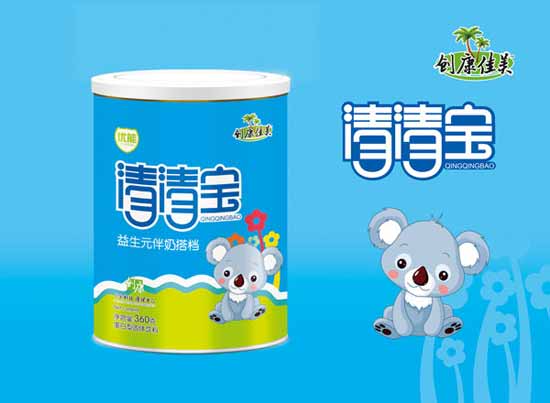 創康佳美益生元伴奶搭檔清清寶