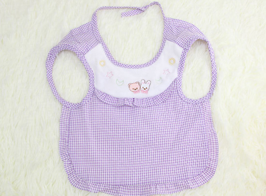 千本櫻圍兜紫色