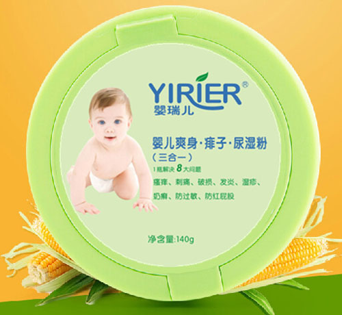 嬰瑞兒嬰兒爽身痱子尿濕粉