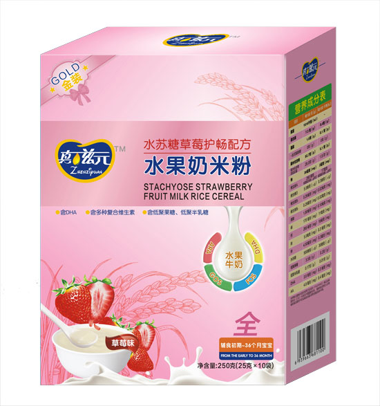 真滋元水蘇糖護腸配方水果奶米粉